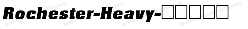 Rochester-Heavy字体转换