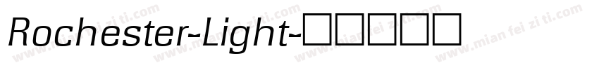 Rochester-Light字体转换