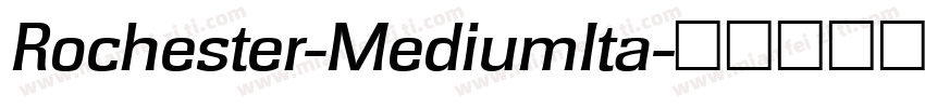 Rochester-MediumIta字体转换