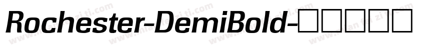 Rochester-DemiBold字体转换