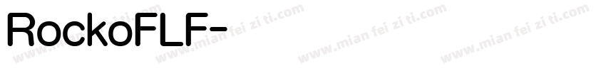 RockoFLF字体转换