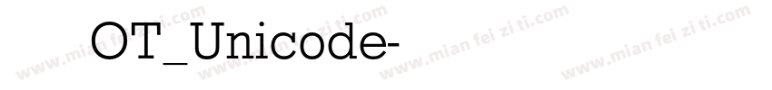 方正维文正体OT_Unicode字体转换
