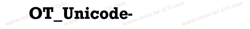方正维文正体OT_Unicode字体转换
