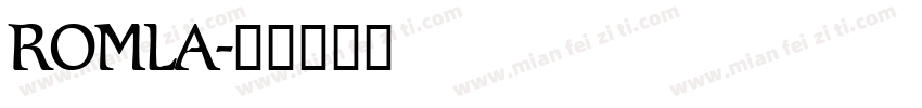 ROMLA字体转换
