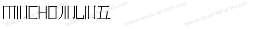 MinchoJinling字体转换