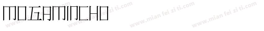MogaMincho字体转换