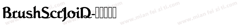 BrushScrJoiD字体转换