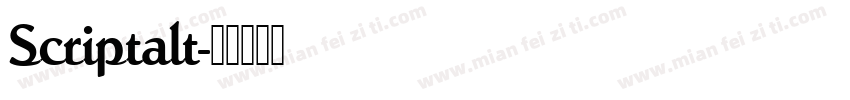 Scriptalt字体转换