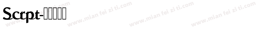 Scrpt字体转换