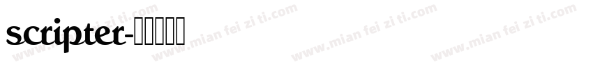 scripter字体转换