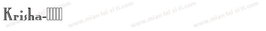 Krisha字体转换