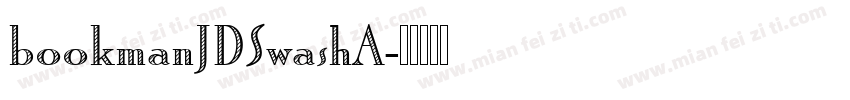 bookmanJDSwashA字体转换