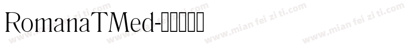 RomanaTMed字体转换