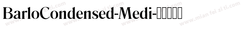 BarloCondensed-Medi字体转换