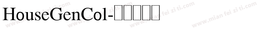 HouseGenCol字体转换