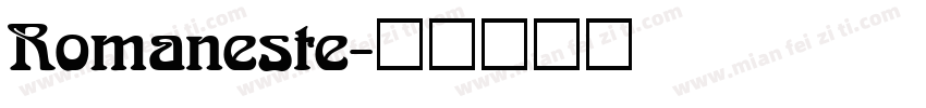 Romaneste字体转换