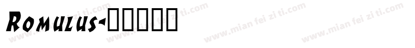 Romulus字体转换