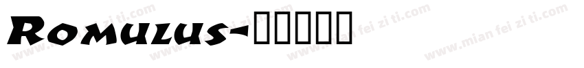Romulus字体转换