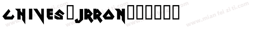 Chives-JRRon字体转换