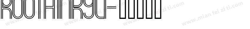 Roothinkyu字体转换