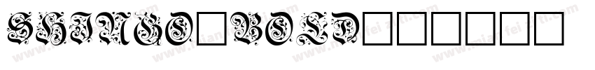 SHINGO-BOLD字体转换