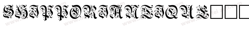 SHIPPORIANTIQUE字体转换