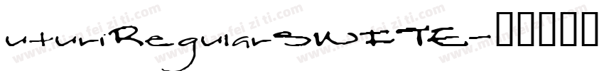 uturiRegularSWFTE字体转换