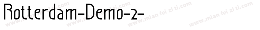 Rotterdam-Demo-2字体转换