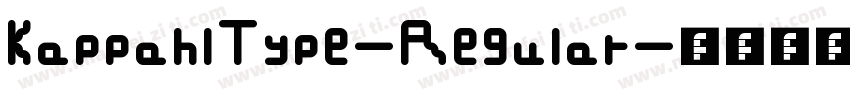 KappahlType-Regular字体转换