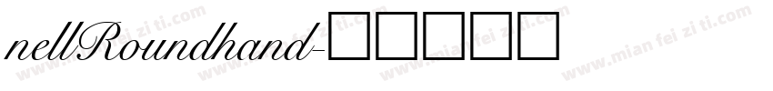 nellRoundhand字体转换