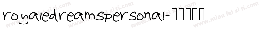 royaledreamspersonal字体转换