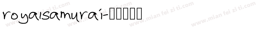 royalsamurai字体转换