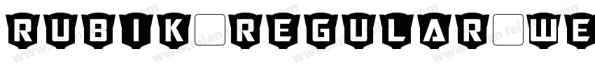 RUBIK-REGULAR-WEBFON字体转换