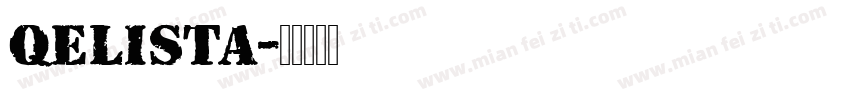 Qelista字体转换