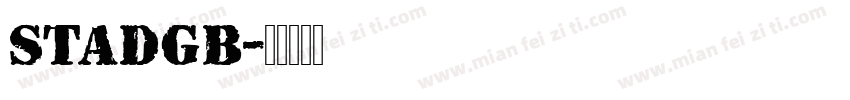 STADGB字体转换