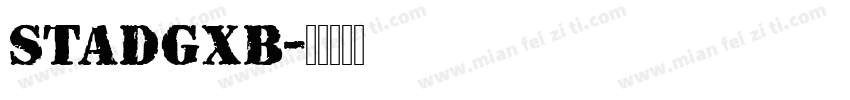 STADGXB字体转换