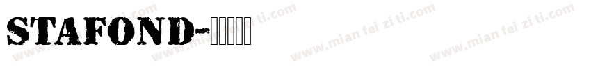 Stafond字体转换
