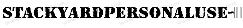 stackyardpersonaluse字体转换