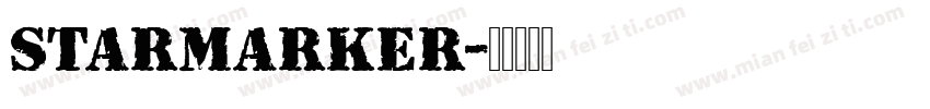 starmarker字体转换