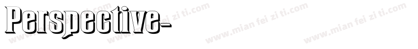 Perspective字体转换
