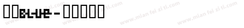 圈的Blue字体转换