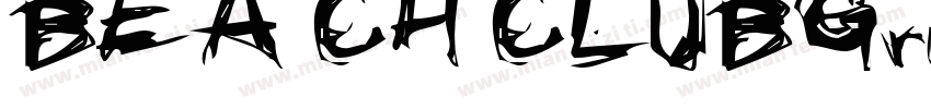 BEACHCLUBGrungeRegular字体转换