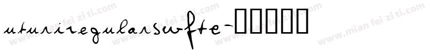 uturiRegularSWFTE字体转换
