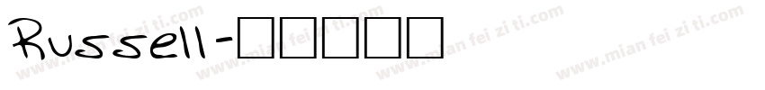 Russell字体转换