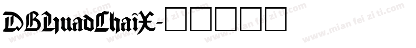 DBHuadChaiX字体转换