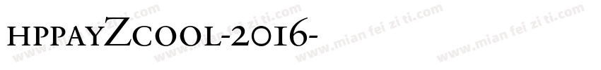 hppayZcool-2016字体转换