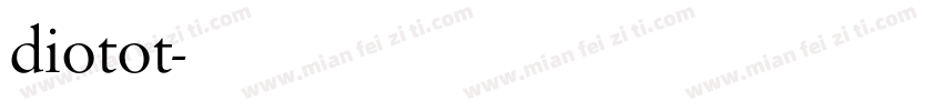 diotot字体转换