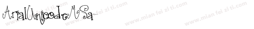 ArialUnicodeMSa字体转换