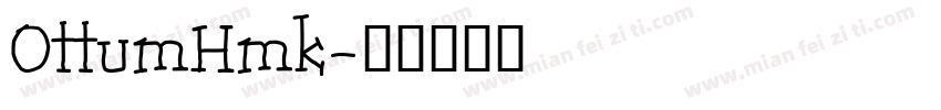 OttumHmk字体转换