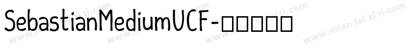 SebastianMediumUCF字体转换